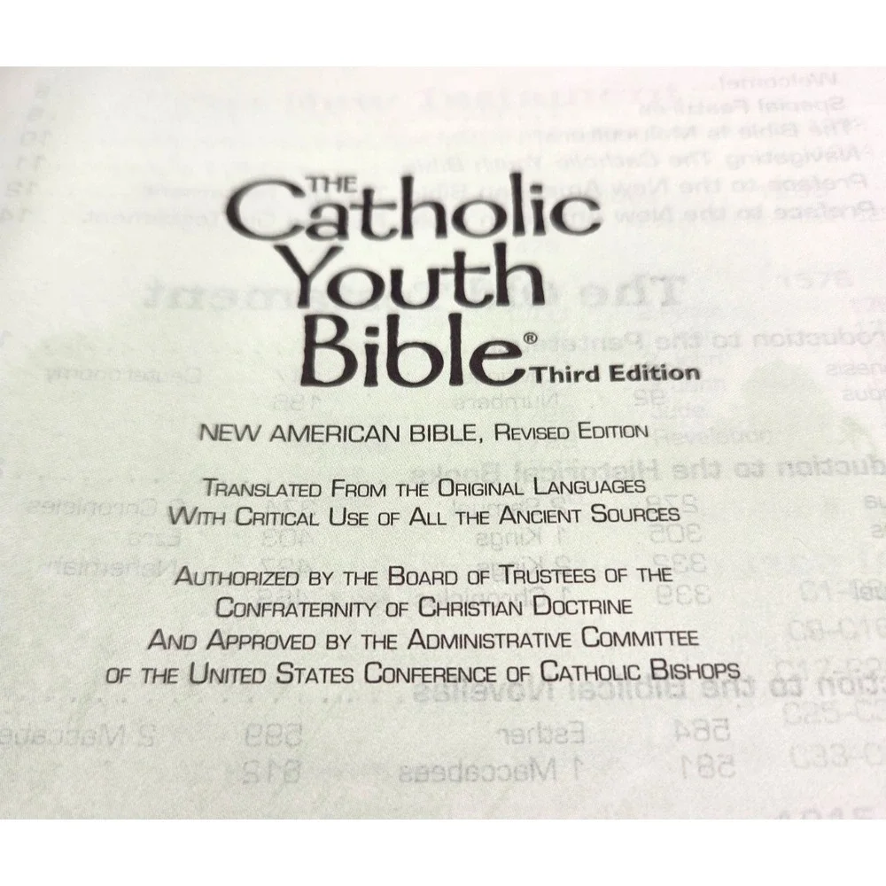 The Catholic Youth Bible by Saint Mary's Press Staff 2011 Third Edition New